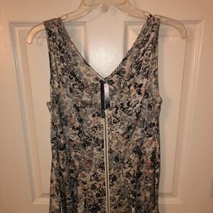 Kensie Floral Full-zip Dress